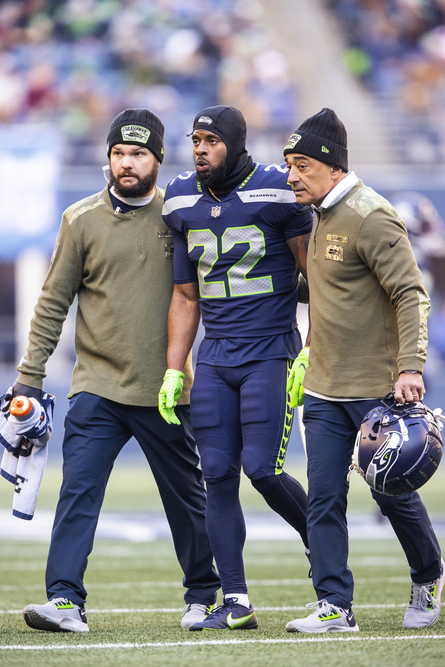 Seahawks rookie cornerback Tre Brown has been aggressive on the field