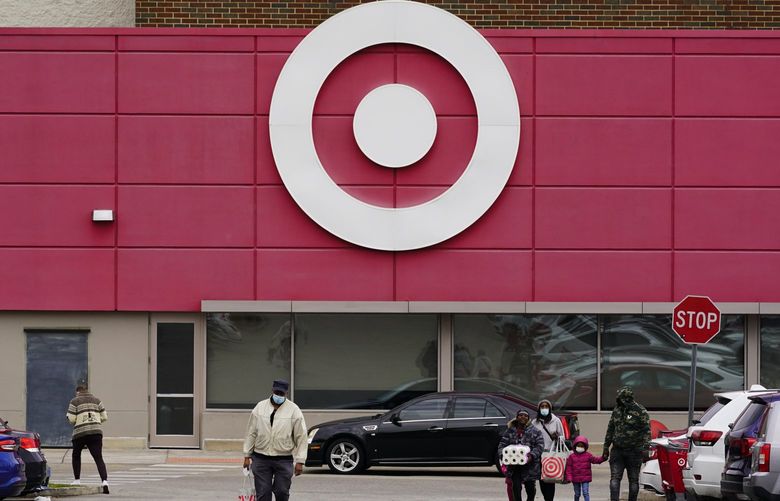 A Target store is shown in Philadelphia on Wednesday, Nov. 17, 2021. (AP Photo/Matt Rourke) 