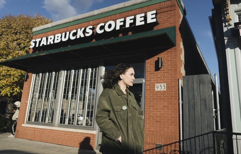 Alexis Rizzo, a Starbucks shift supervisor in Buffalo. MUST CREDIT: Photo for The Washington Post by Libby March