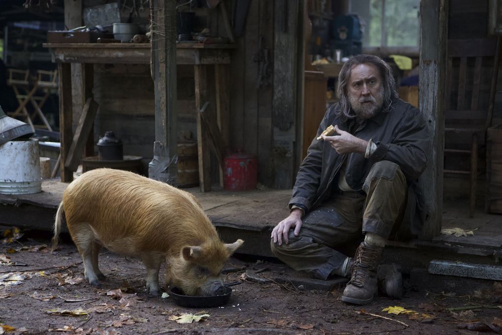 Nicolas Cage in “Pig.” (Neon)