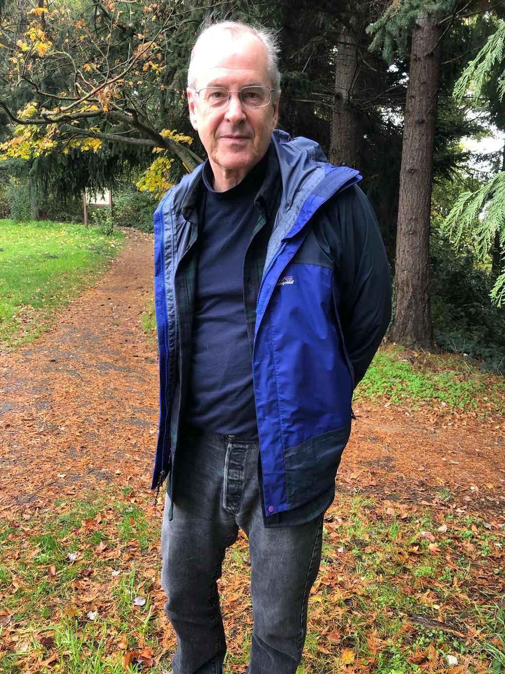 Scott Wetzel, 64, said homelessness — and how to best address it — was the biggest issue on his mind as he voted this year. (Michelle Baruchman / The Seattle Times)