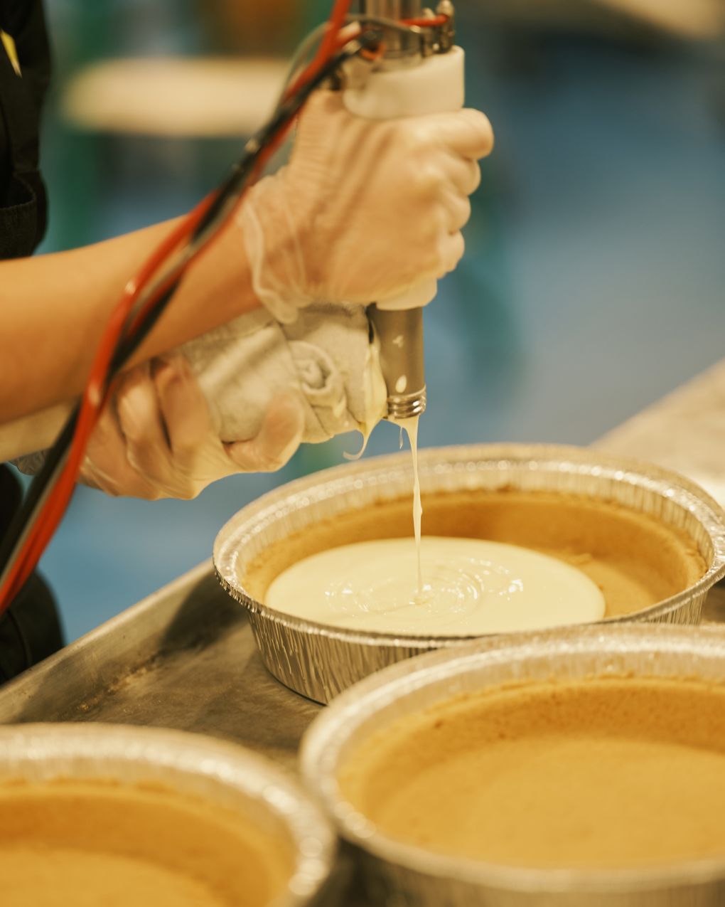 Climate change and extreme weather shrinks supply of America's pie Mike's Pies worker adds toppings to lime pies. (Photo by Zach Wittmann for The Washington Post).
