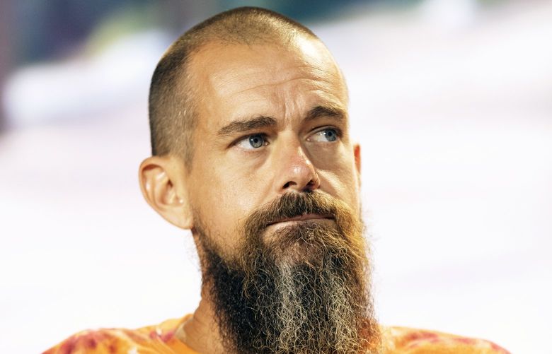 FILE – Jack Dorsey, the chief executive of Twitter, at a cryptocurrency conference in Miami on June 4, 2021. Dorsey plans to step down as chief executive of Twitter, the social media site he co-founded in 2006, two people familiar with his thinking said. (Alfonso Duran/The New York Times) XNYT8 XNYT8