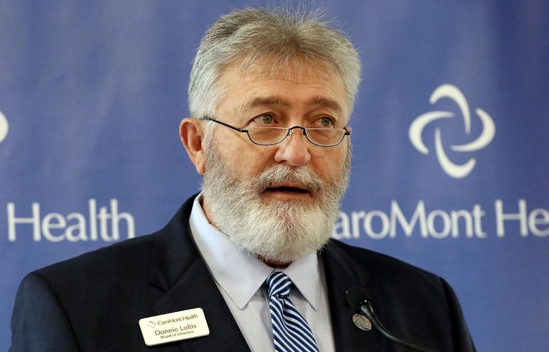 Former Gaston County Commissioner Donnie Loftis has resigned from his position on the CaroMont Health board of directors. He was the current chairman. His resignation Monday comes after questions about posts on his social media page about COVID-19.  [JOHN CLARK/THE GASTON GAZETTE]