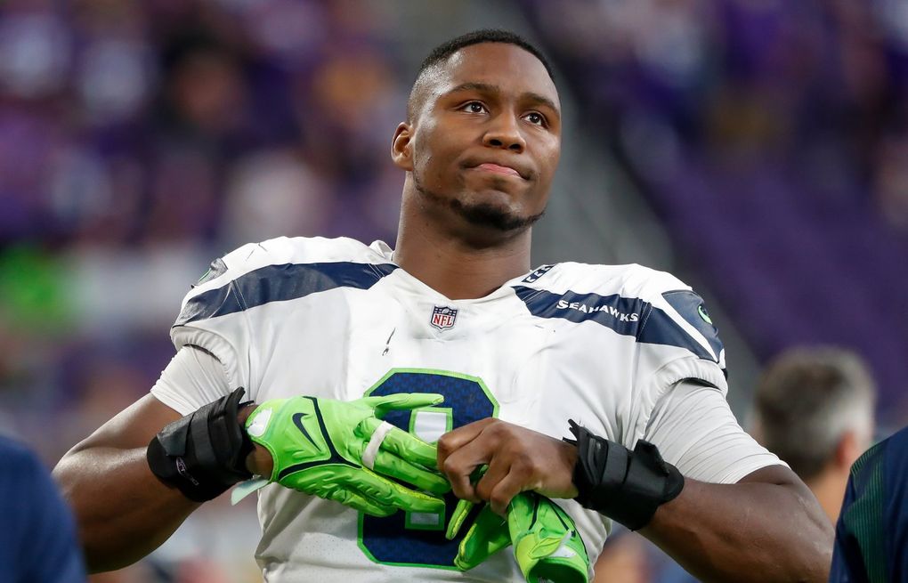 Seattle Seahawks' Carlos Dunlap on Russell Wilson: 'He told me