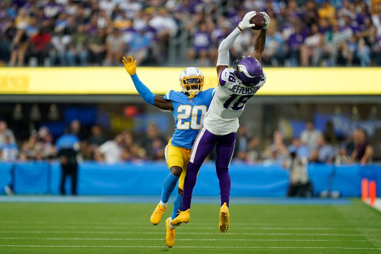 Chargers' next challenge? Vikings star Justin Jefferson – Orange County  Register