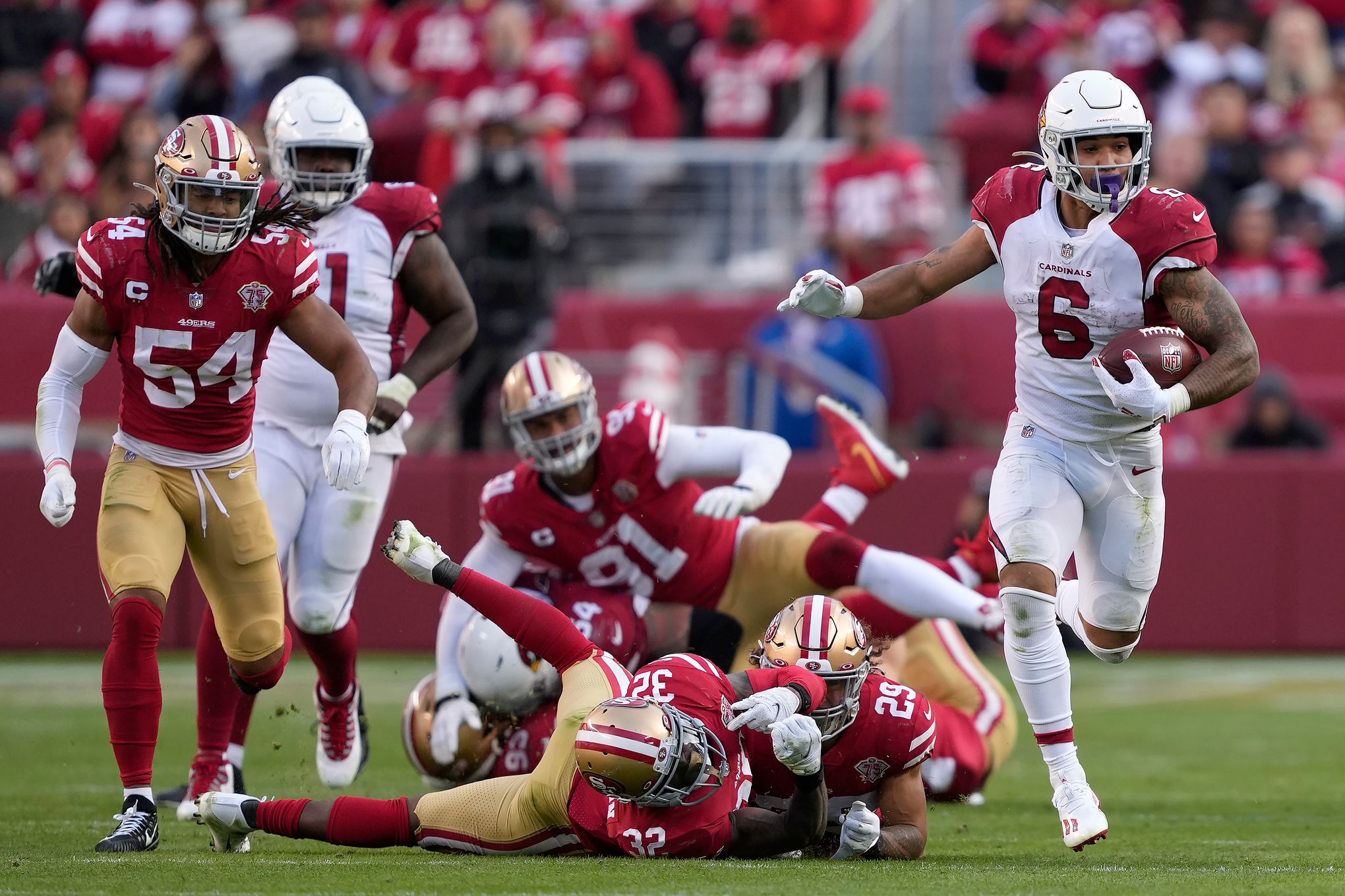 San Francisco 49ers lose to Kyler Murray-less Arizona Cardinals