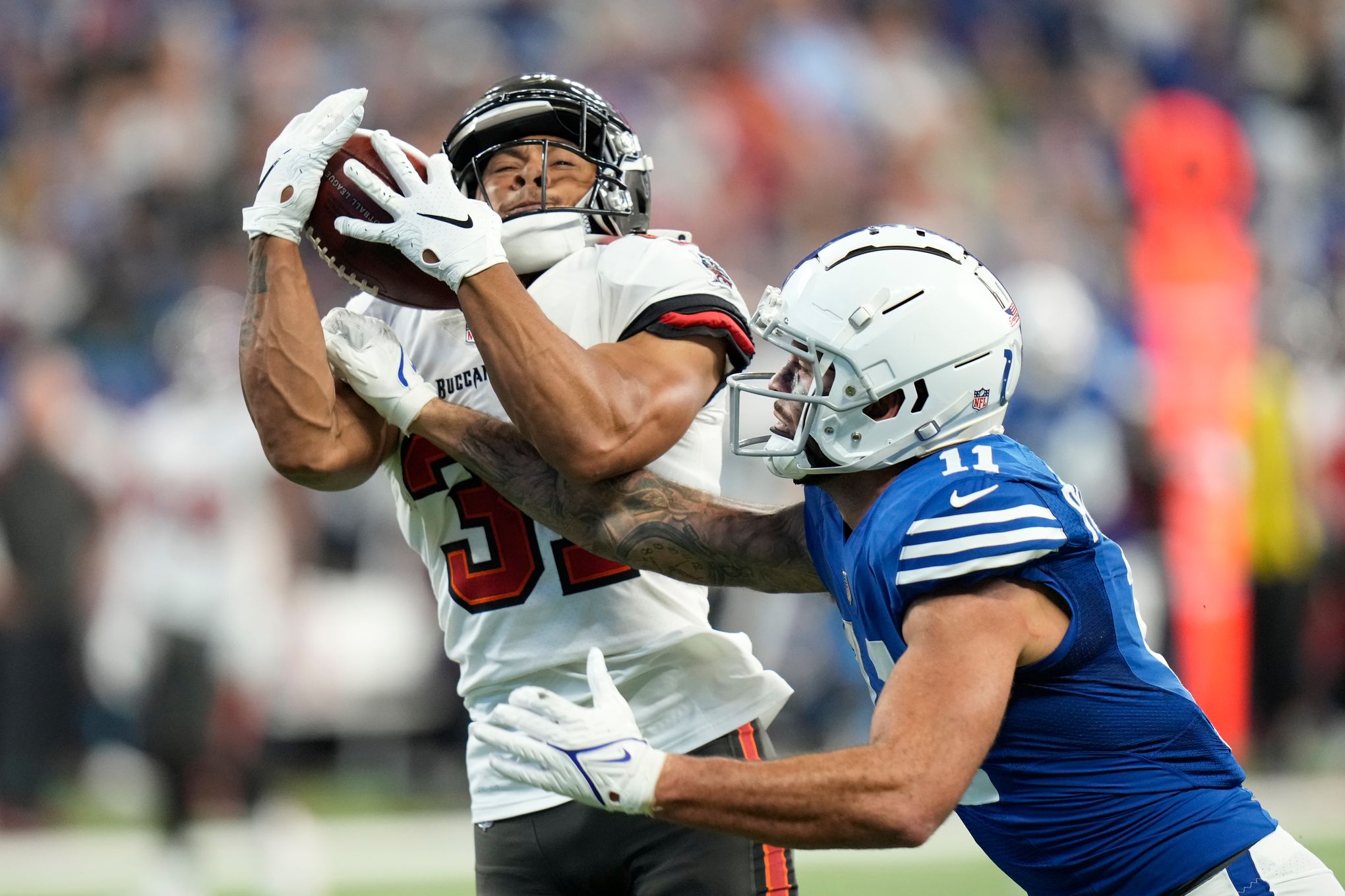 Tampa Bay Buccaneers safety Antoine Winfield Jr. (31) defends