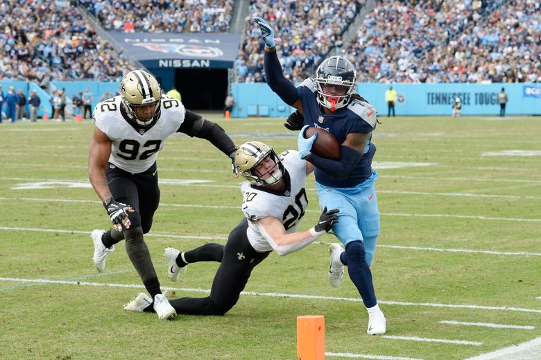 Julio Jones' first TD catch with Tennessee Titans seals AFC's No