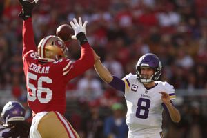 49ers Beat Vikings 34-26 for 3rd Straight Win - Bloomberg