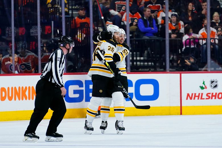 The Boston Bruins take on the Philadelphia Flyers in the second