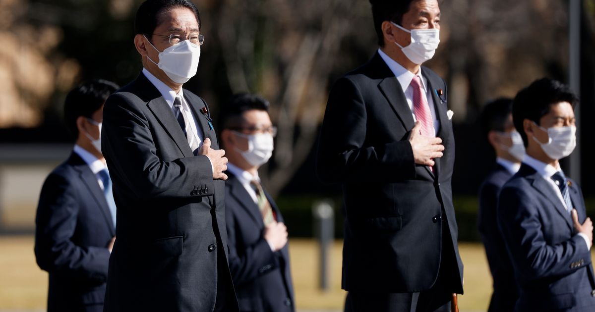 Japan PM vows to step up defense amid China, NK threats | The Seattle Times