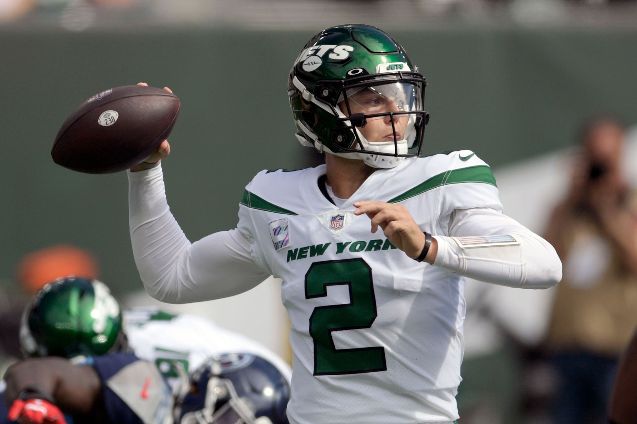 AP source: Zach Wilson to return as QB for Jets vs. Texans