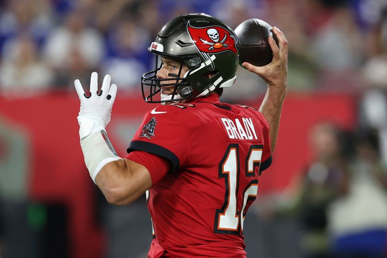 Tom Brady Tampa Bay Buccaneers NFL All-Time Passing Yards Record Collage  with a Piece of Game-Used Ball