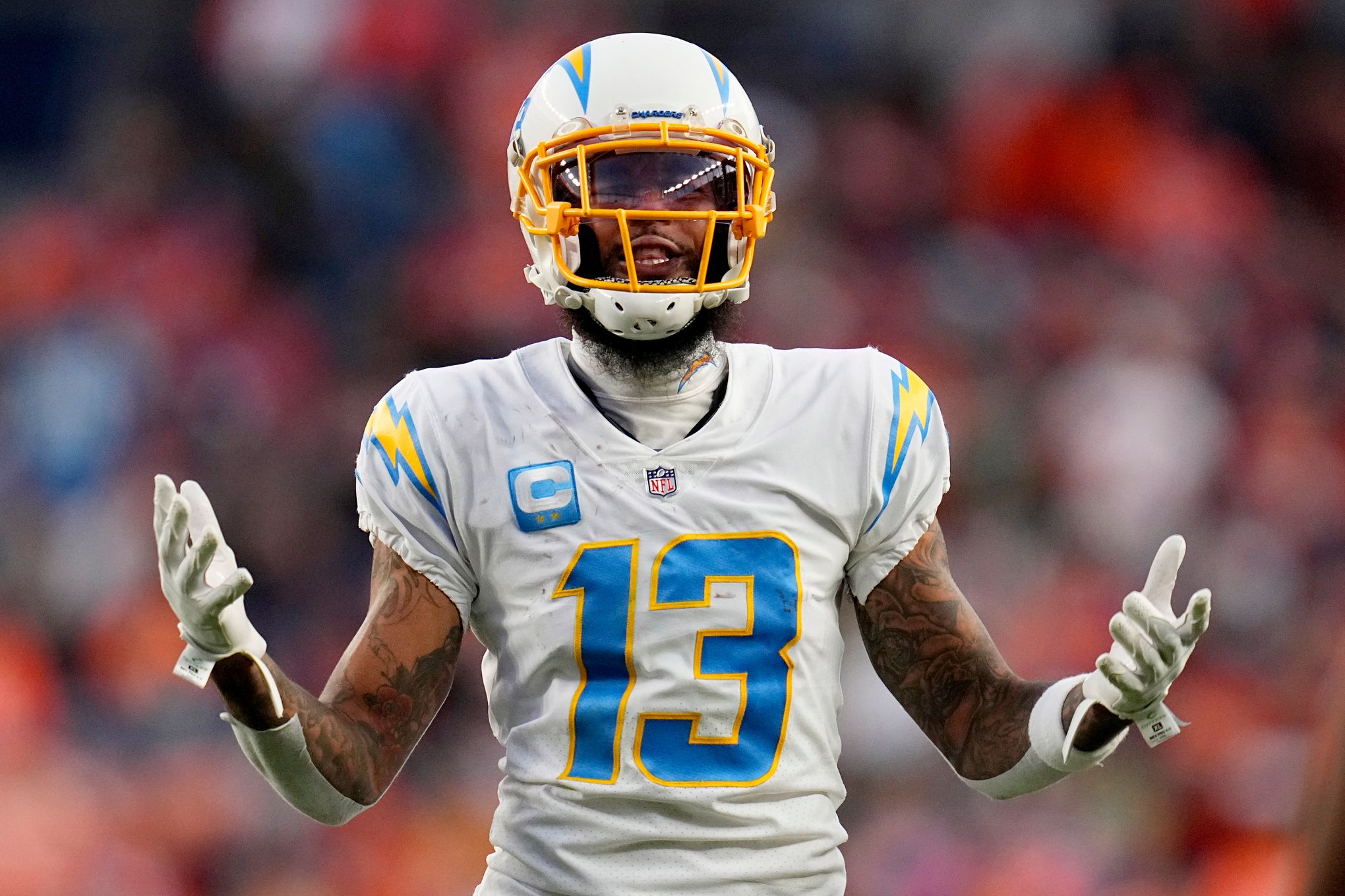 Keenan Allen and Mike Williams Los Angeles Chargers 1000 receiving