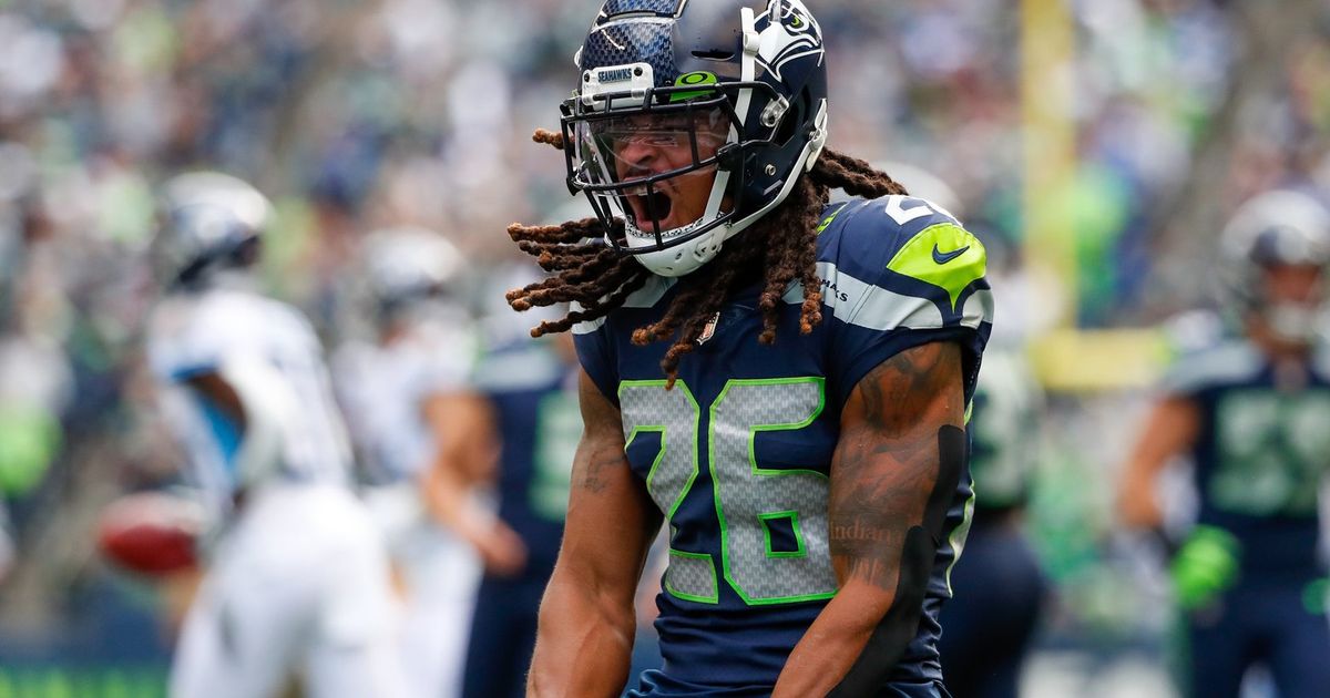 Seattle Seahawks safety Ryan Neal (26) during an NFL football game against  the Denver Broncos, Monday, Sept. 12, 2022, in Seattle, WA. The Seahawks  defeated the Bears 17-16. (AP Photo/Ben VanHouten Stock Photo - Alamy