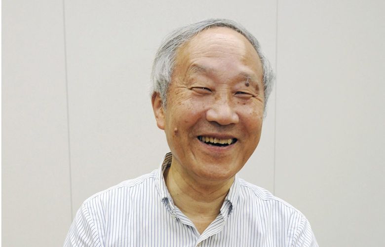 Masayuki Uemura, a Japanese home computer game pioneer whose Nintendo consoles sold millions of units worldwide, poses for a photo in Japan on July 10, 2013. Uemura, the lead architect behind Nintendo Co.’s trailblazing home game consoles, died Monday, Dec. 6, 2021, Ritsumeikan University said in a statement. He was 78. The cause of his death was not released. (Kyodo News via AP) TKHK602M TKHK602M