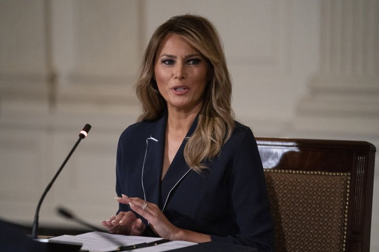 Melania Trump emerges to launch new NFT platform meant to 'inspire' — and  earn cash | The Seattle Times