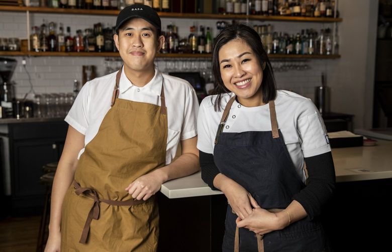 Siblings Thai, left, and Trinh Nguyen are owner of Ba Sa, a Vietnamese restaurant on Bainbridge Island. 

Photographed at the restaurant on Tuesday, Dec. 14, 2021.