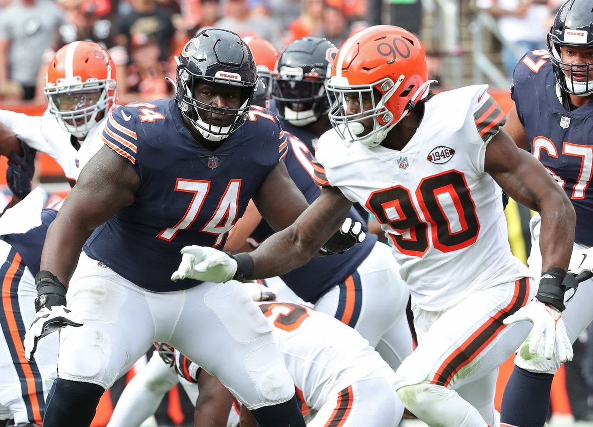 Chicago Bears OL Germain Ifedi embracing new role at right tackle