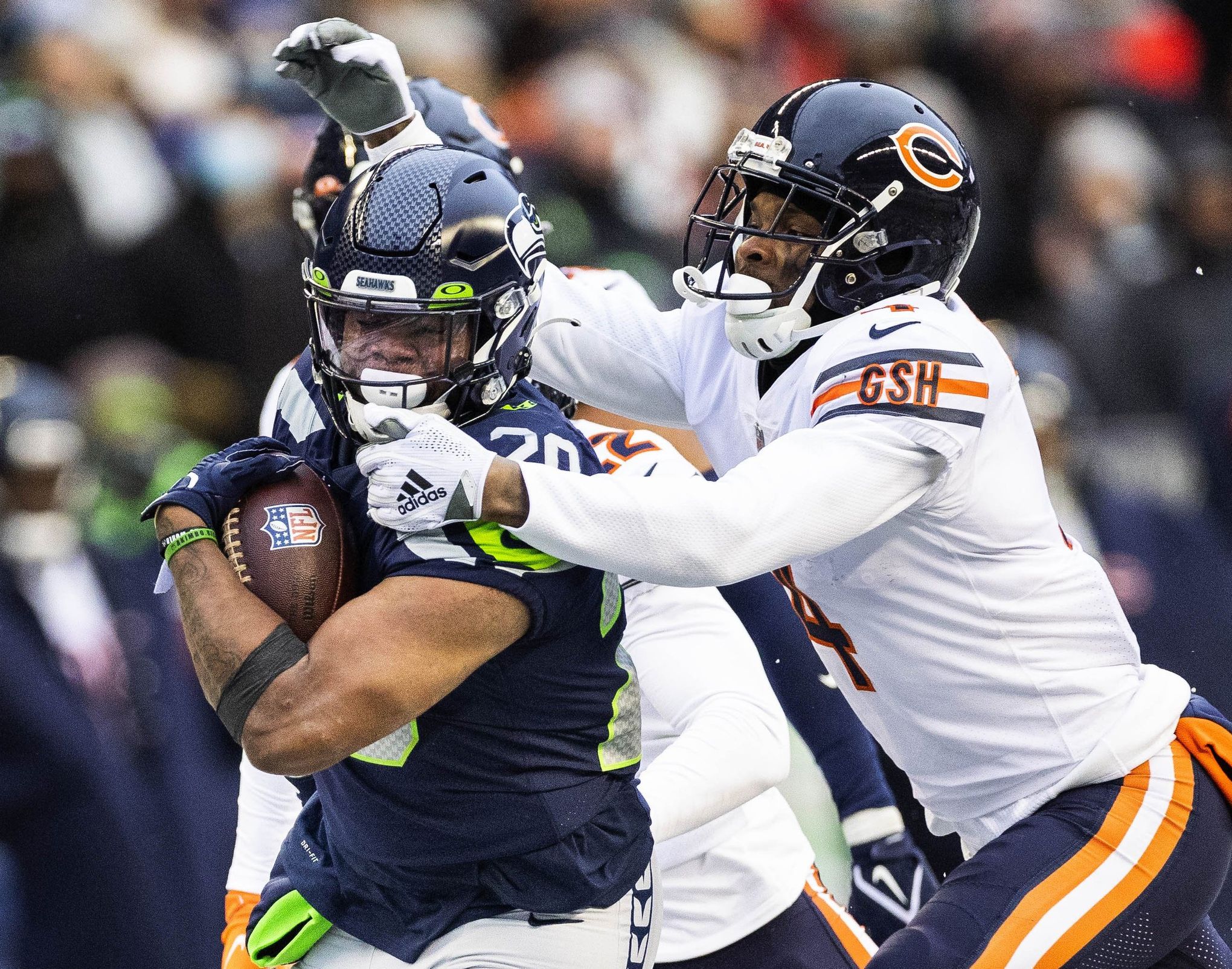 Week 16 photos: Chicago Bears beat Seattle Seahawks 25-24 in a snowy game