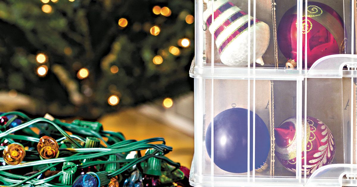 Organize Your Christmas Ornaments with Snapware