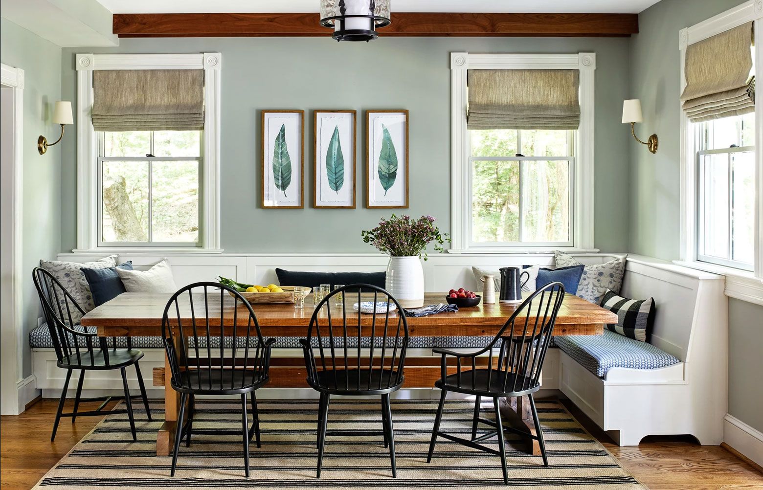 Dining table with banquette new arrivals