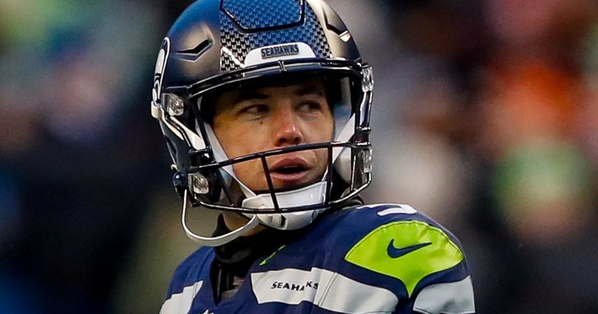 Seattle Seahawks place kicker Jason Myers stands on the field before the NFL  football team's mock game, Friday, Aug. 4, 2023, in Seattle. (AP  Photo/Lindsey Wasson Stock Photo - Alamy