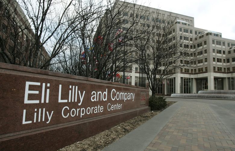 ** FILE ** The Eli Lilly and Company headquarters in pictured in  Indianapolis, in this Jan. 25, 2006 file photo. Pharmaceutical company Eli Lilly and Co. on Thursday issued 2007 earnings estimates that are below Wall Street’s current expectations due to the effect of its pending acquisition of Icos Corp. (AP Photo/Darron Cummings, File) NYBZ102