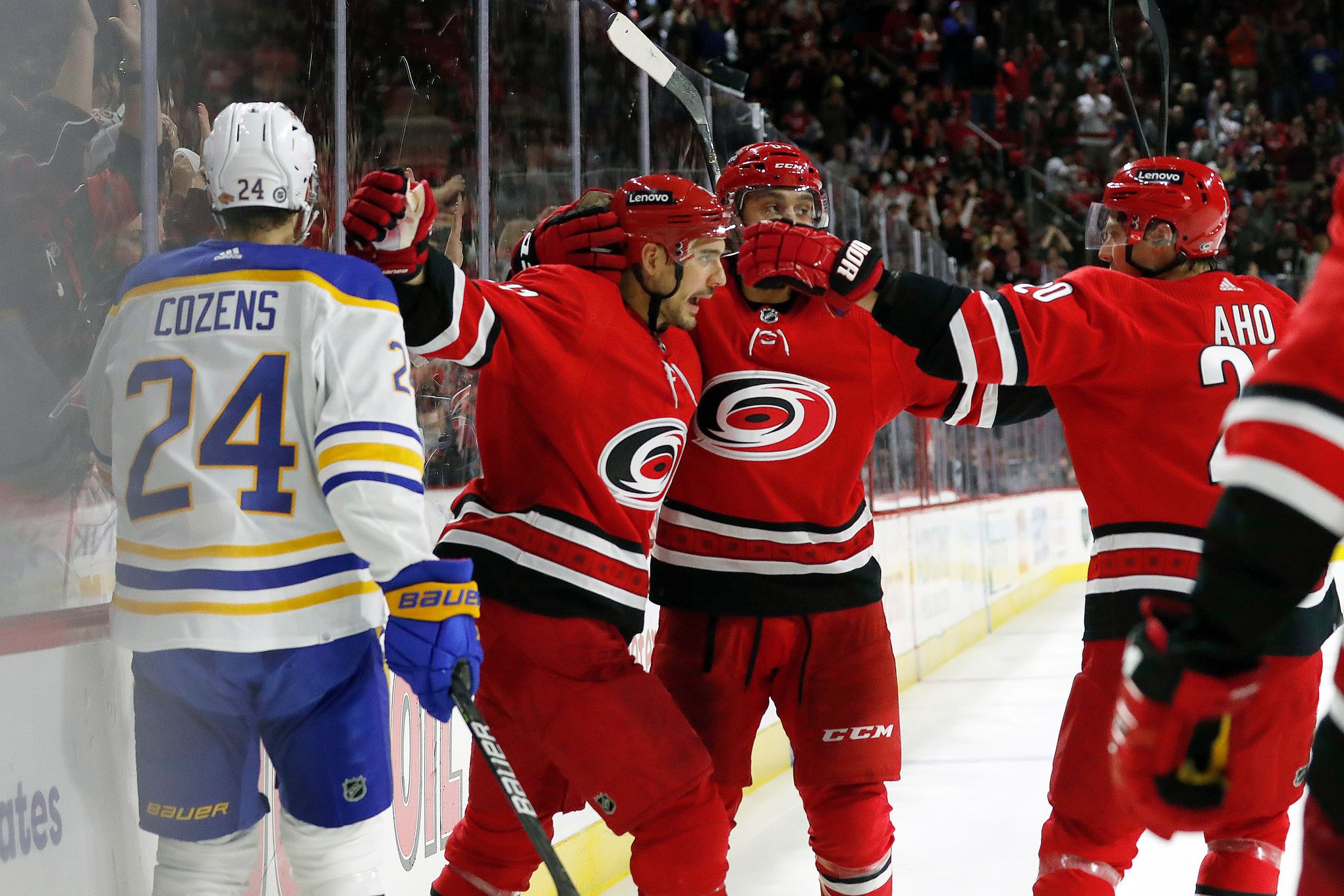 Necas scores in OT, Hurricanes top Sabres