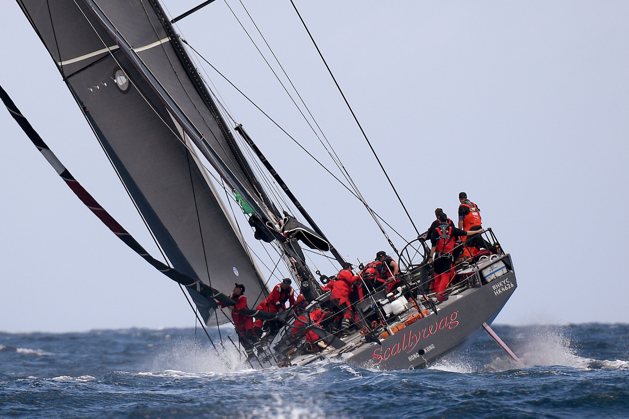 Super maxi Black Jack leads battered Sydney-Hobart fleet | The