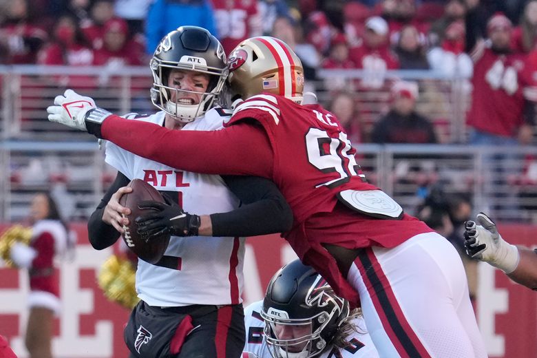 Falcons failures near goal line lead to 31-13 loss to 49ers - The San Diego  Union-Tribune