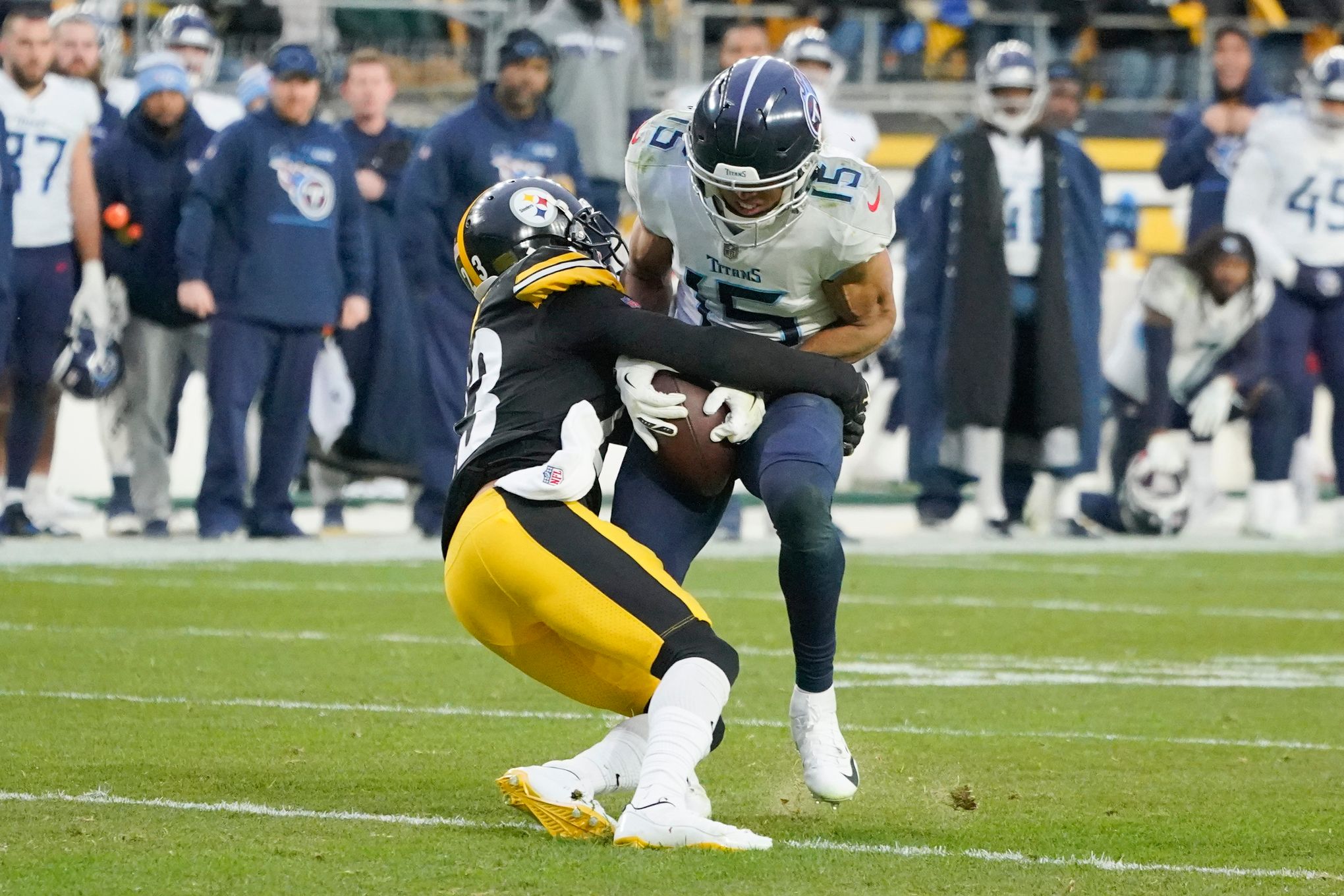 Steelers cornerback Joe Haden seals win over his former team 