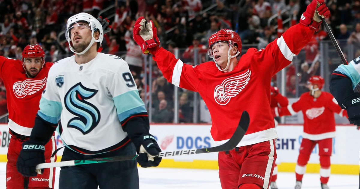 Red Wings top Kraken 4-3 in shootout for 4th straight win | The Seattle ...