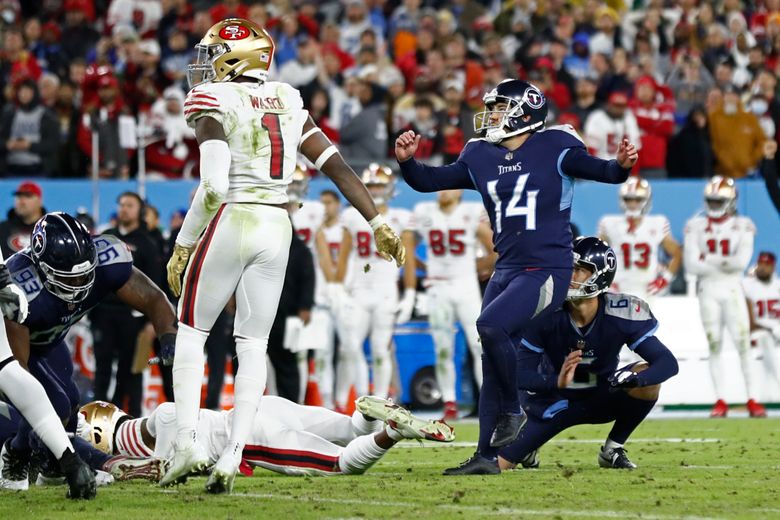 Titans try to hold onto AFC South lead, host streaking 49ers