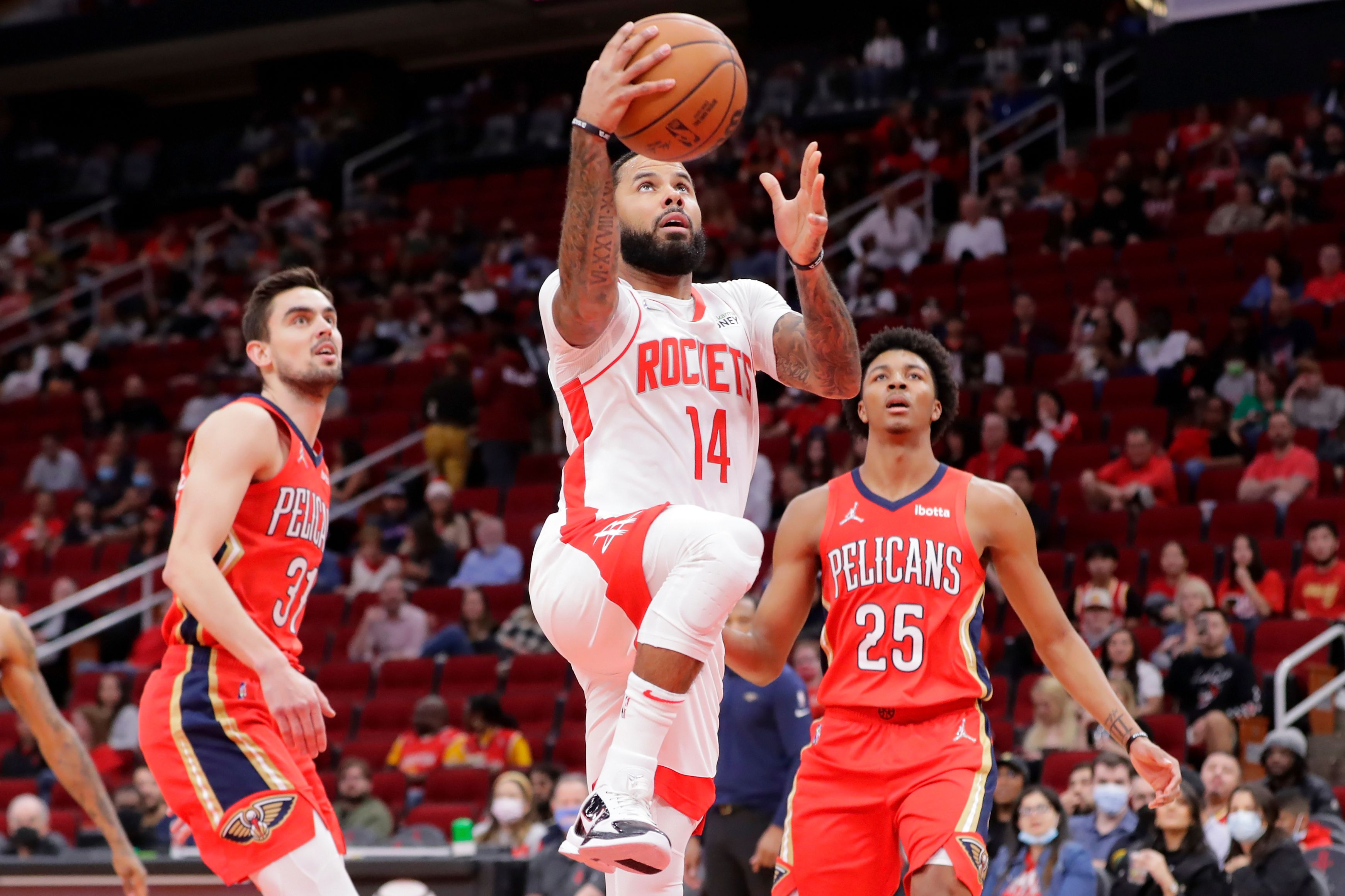 Gordon Wood guide Rockets past Pelicans for 6th win in row The