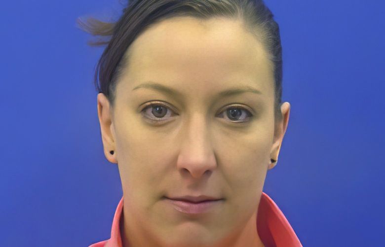 This driver’s license photo from the Maryland Motor Vehicle Administration (MVA), provided to AP by the Calvert County Sheriff’s Office, shows Ashli Babbitt. (Maryland MVA/Courtesy of the Calvert County Sheriff’s Office via AP) DCJE841 DCJE841