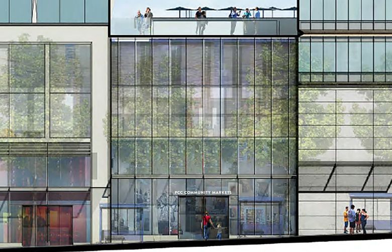 PCC Community Markets announced Wednesday that its downtown Seattle location, pictured above in an artist’s rendering, will open on Jan. 19.