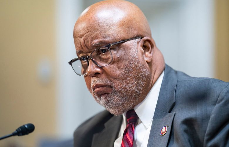 Jan. 6 committee Chairman Bennie Thompson, D-Miss., testifies before the House Rules Committee on Dec. 14.