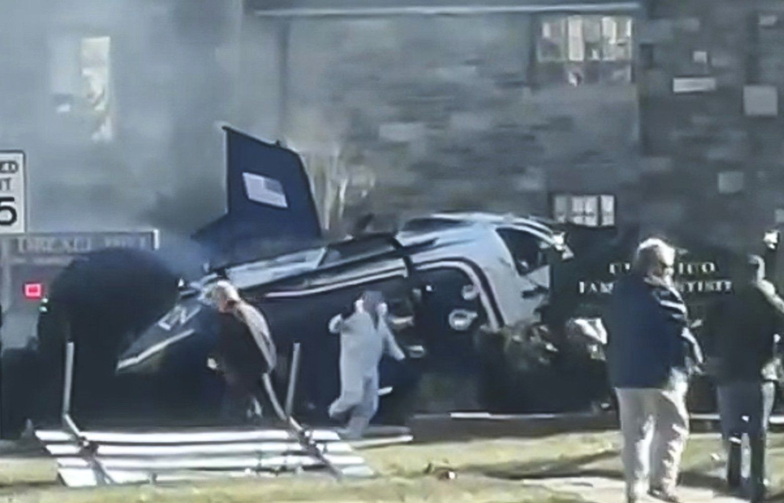 Medical Helicopter Crashes Near Church; All 4 Aboard Survive | The ...