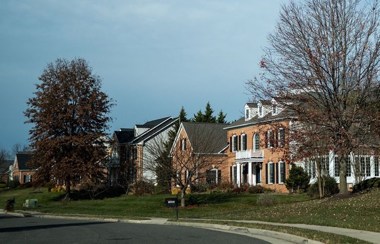 Suspects were arrested shortly after burglarizing a home in this Vienna, Virginia, neighborhood, shown Dec. 1, 2021, police said. Fairfax County has been plagued by a burglary ring targeting the high-end homes of Asian and Middle Eastern families.