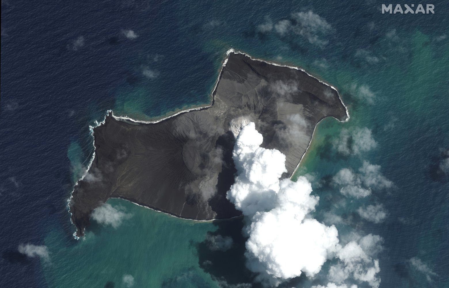 New sequence of images shows Tonga volcano's devastation | The