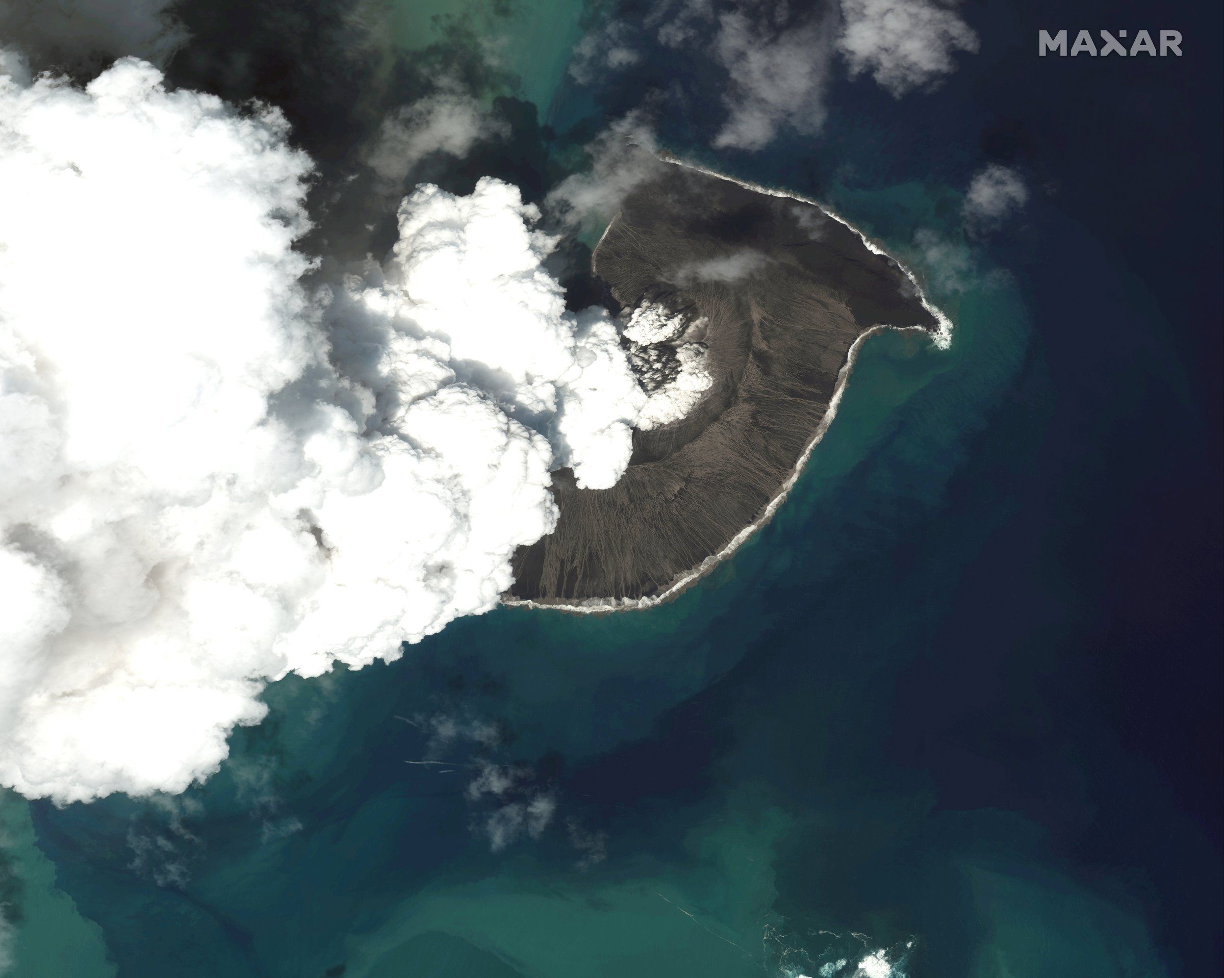 New sequence of images shows Tonga volcano's devastation | The