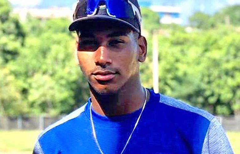 Lázaro Montes, a left-handed hitting outfielder for the Seattle Mariners.