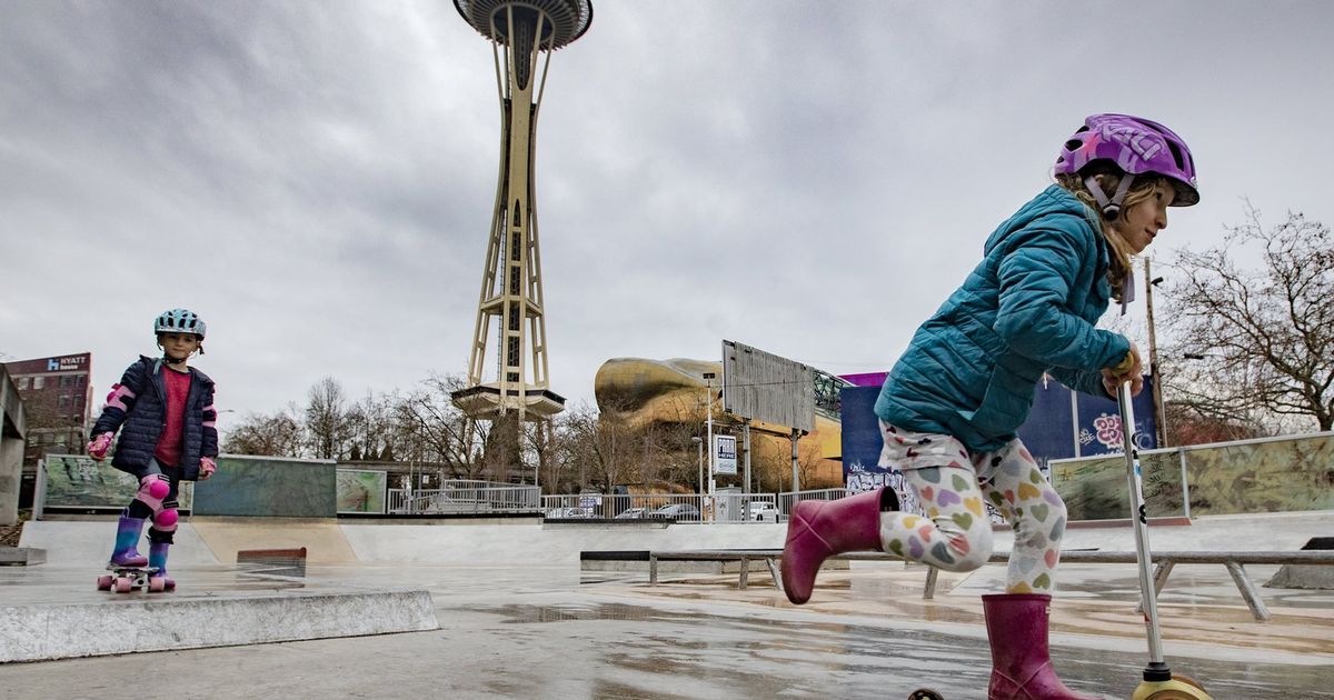 Skating and scootering at Seattle Center The Seattle Times