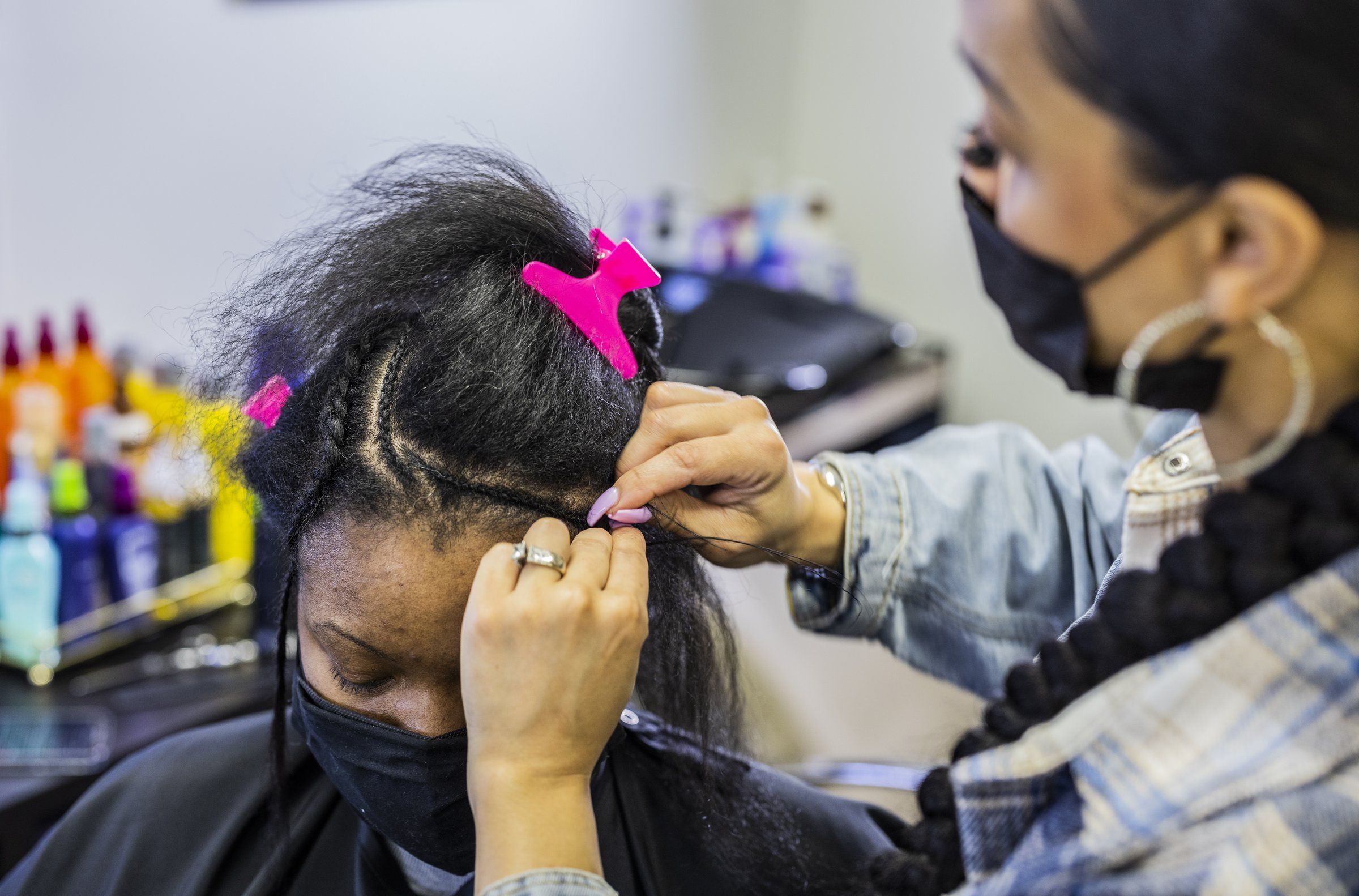 Black discount hair salon