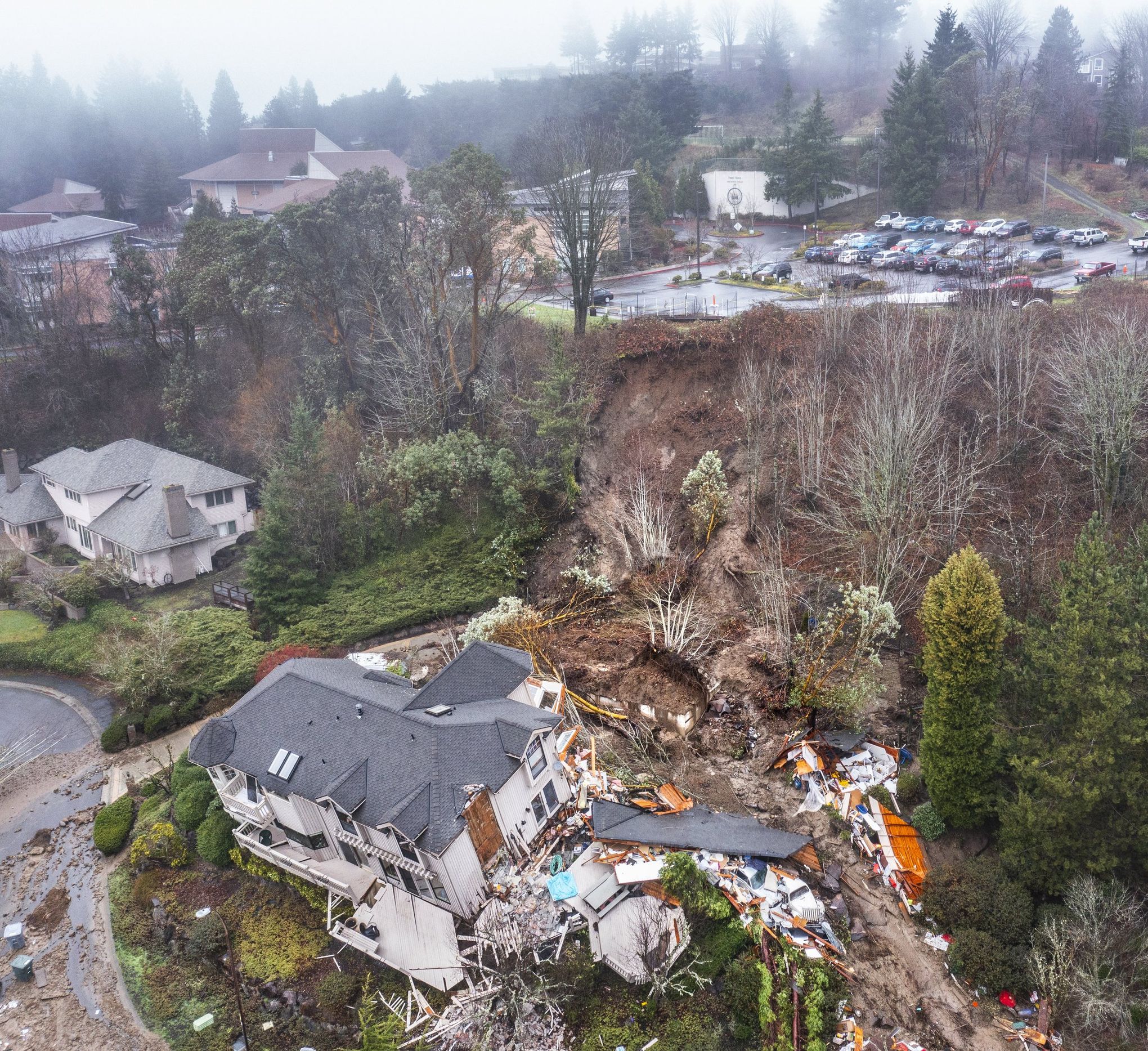 Bellevue homeowner recounts ‘nightmare’ after house slides down hill