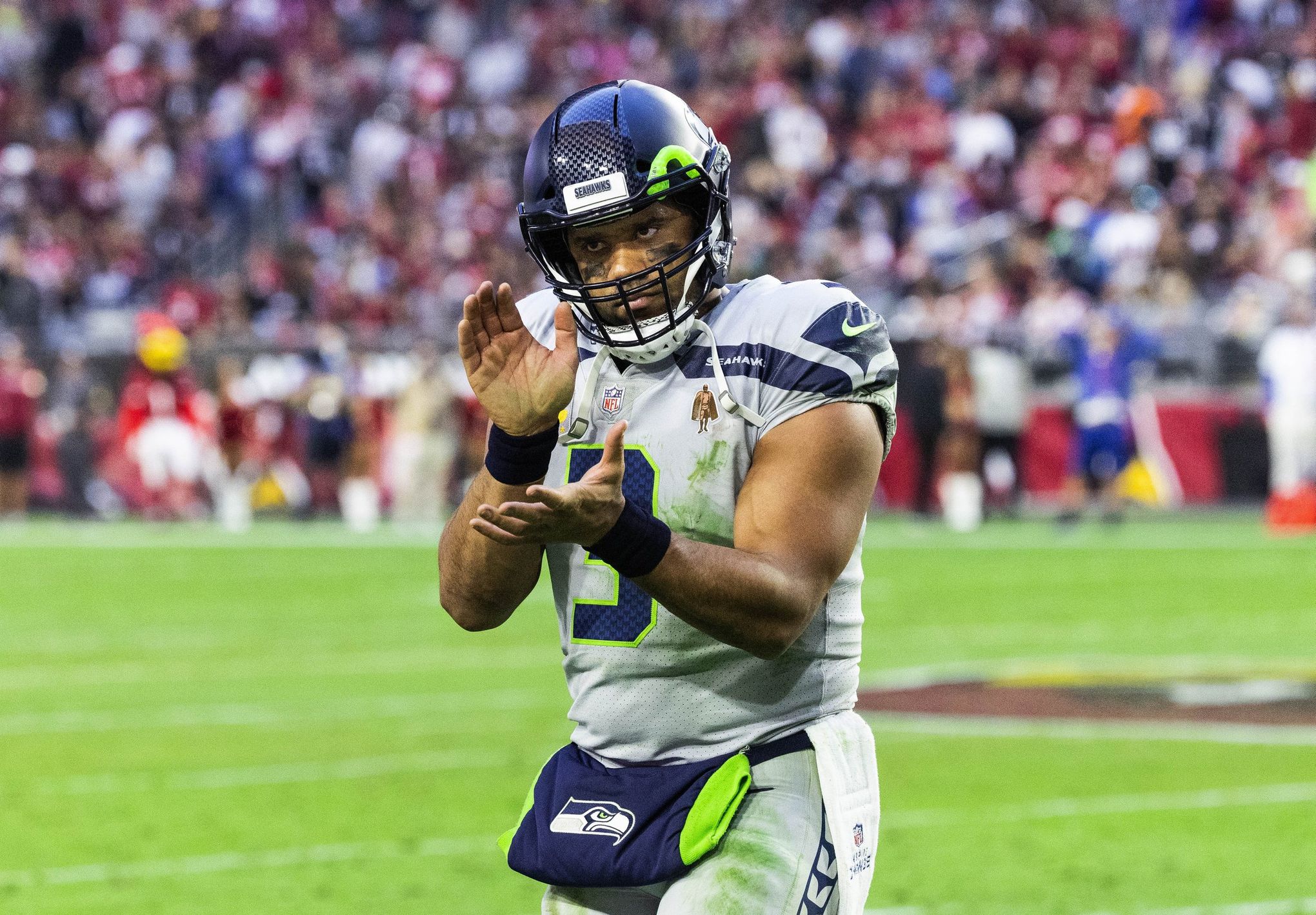 Russell Wilson wants Seahawks throwback uniforms, and he might get