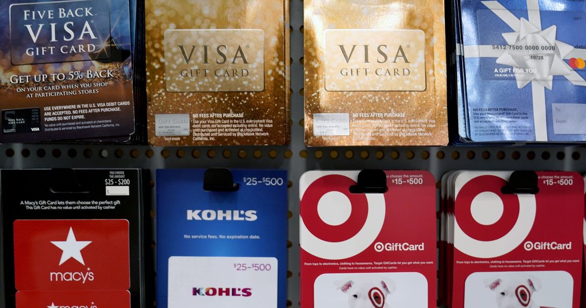 Five Back Visa Gift Card