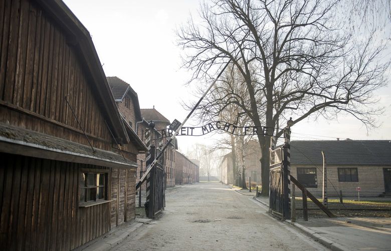 FILE— The former concentration camp of Auschwitz, now the Auschwitz-Birkenau State Museum, on the outskirts of Oswiecim in Poland on April 10, 2015. By the time the Wannsee Conference convened, the genocide was already underway. (James Hill/The New York Times) — NO SALES — XNYT107 XNYT107